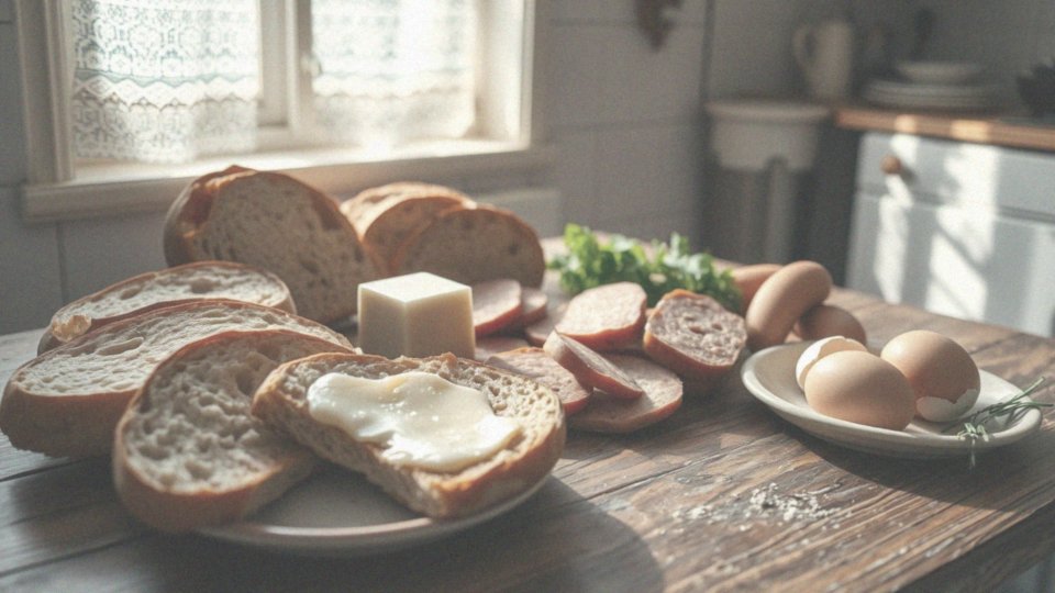 Jakie składniki najlepiej komponują się w śniadaniu z czerstwych bułek?