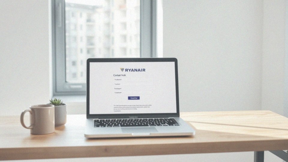 Jak złożyć formularz kontaktowy do obsługi klienta Ryanair?