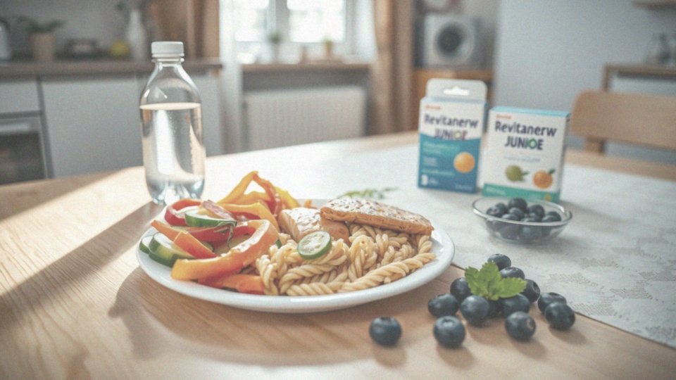 Jak dieta wpływa na skuteczność suplementów takich jak Revitanerw Junior i Eye Q?