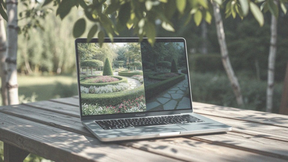 Jakie są dostępne opcje wizualizacji w projektach ogrodów online?