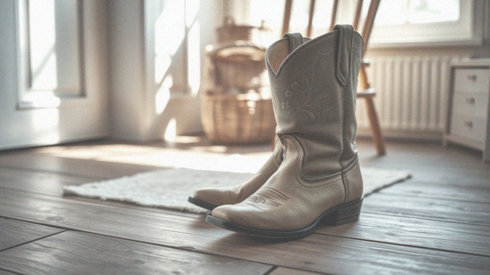 Co wyróżnia beżowe kowbojki na tle innych modeli?